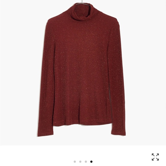 Madewell Night Sparkle Turtleneck Sweater - Picture 4 of 14